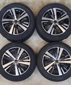 Alternative view of Uudet Peugeot alumiinivanteet 7.5x18 + 225/55R18 Continental nastarenkaat + typpi