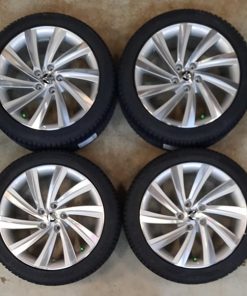 Alternative view of Uudet Skoda Octavia alkuperäiset alumiinivanteet 7,5x18 + 225/45R18 kitkarenkaat + typpi