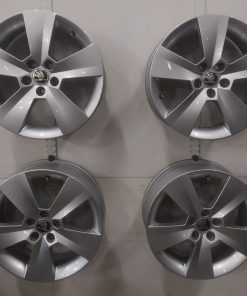 Alternative view of Käytetyt Skoda alkuperäiset alumiinivanteet 6x16 5x100 ET38 KR57,1